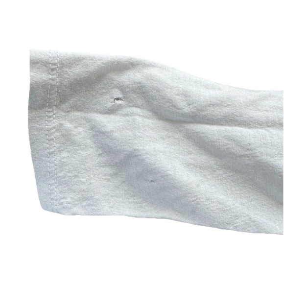 Figs Underscrub Long Sleeve I AM A NURSE Soft White Crew XS Pima Modal *Flawed - Picture 9 of 9